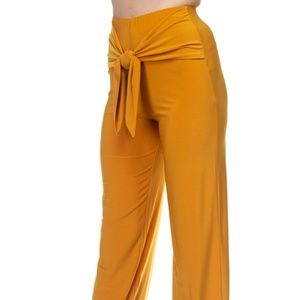 Wrap Waist Tie Pants